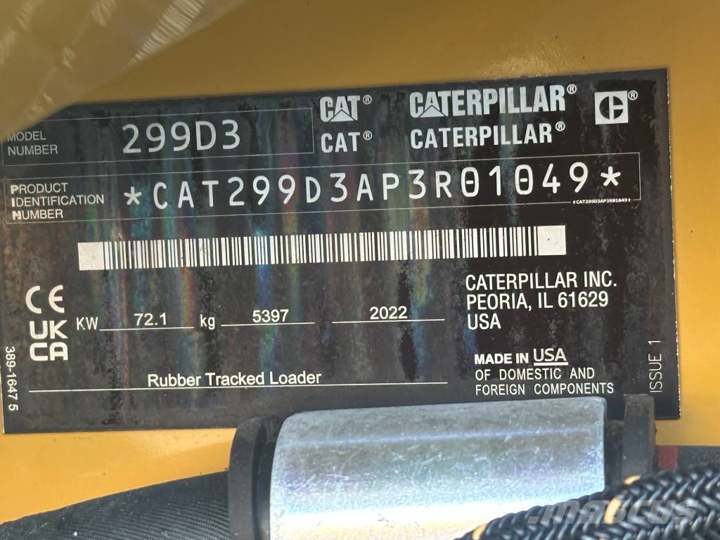 CAT 299 D3 Kompaktlader