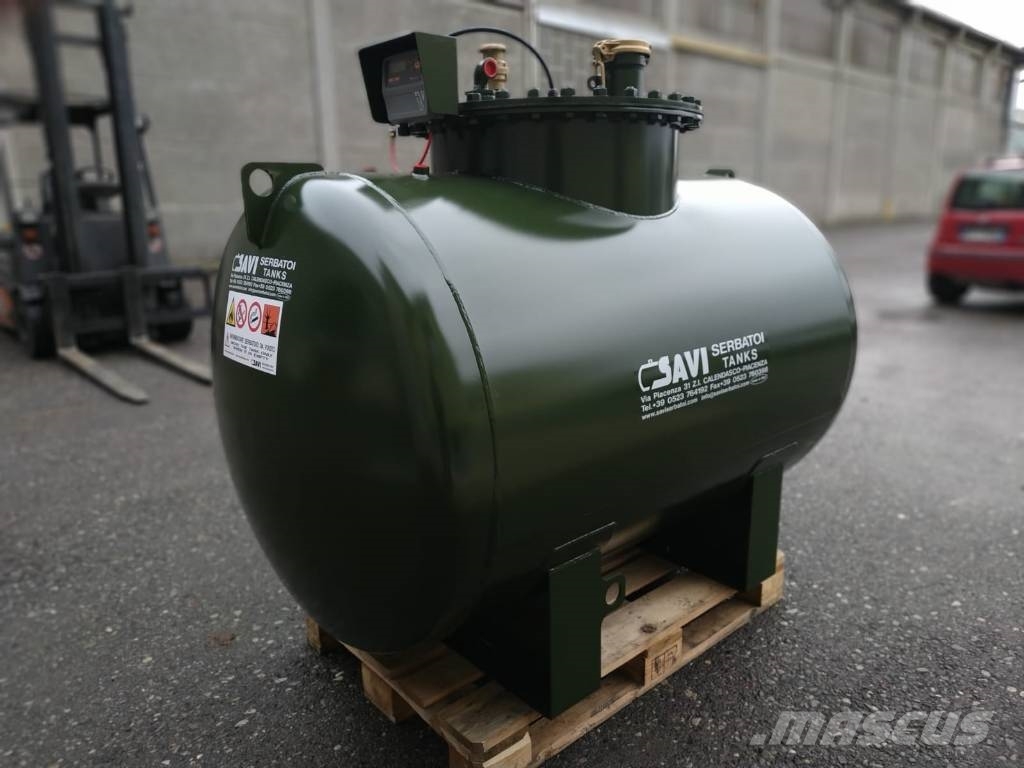Savi Serbatoi UNI EN 12285-2 stoccaggio diesel doppia parete. Brandstof-en toegevoegde tanks