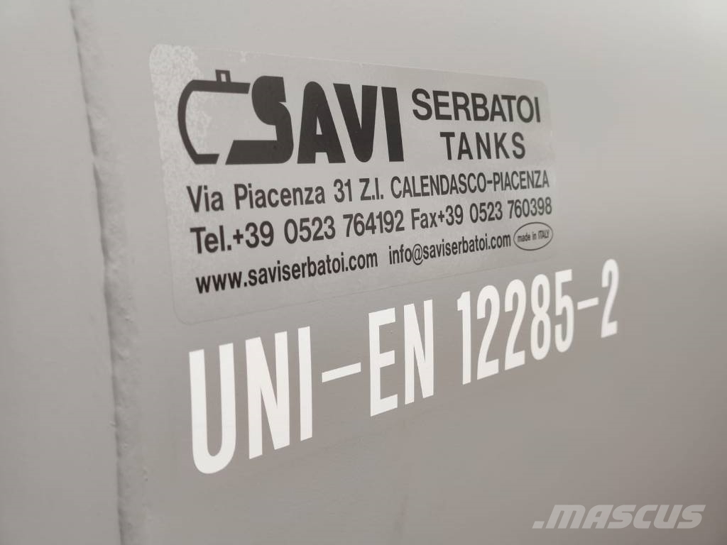 Savi Serbatoi UNI EN 12285-2 stoccaggio diesel doppia parete. Brandstof-en toegevoegde tanks