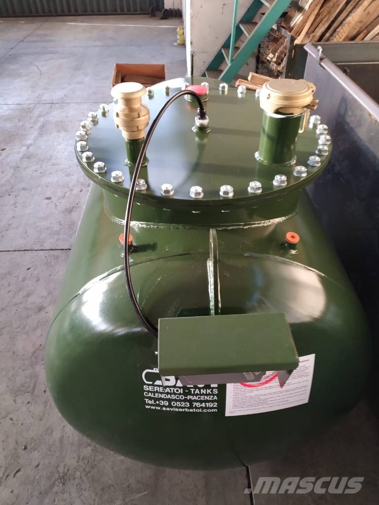 Savi Serbatoi UNI EN 12285-2 stoccaggio diesel doppia parete. Brandstof-en toegevoegde tanks