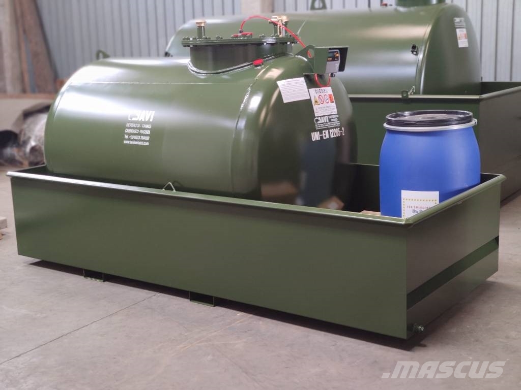 Savi Serbatoi UNI EN 12285-2 stoccaggio diesel doppia parete. Brandstof-en toegevoegde tanks