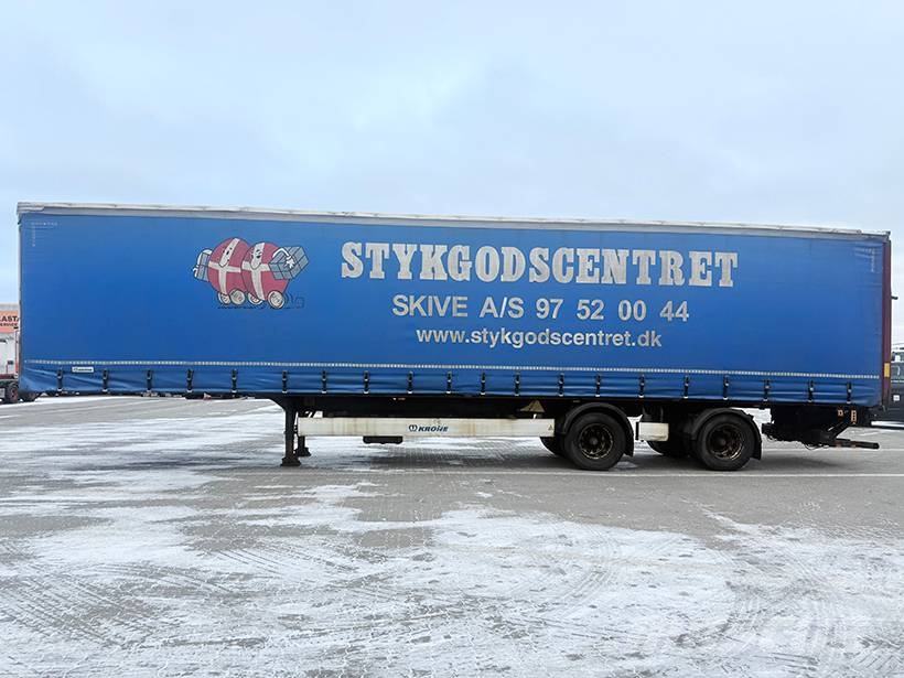 Kronen 2 axle Curtainsider / Planenauflieger Poluprikolice sa ciradom