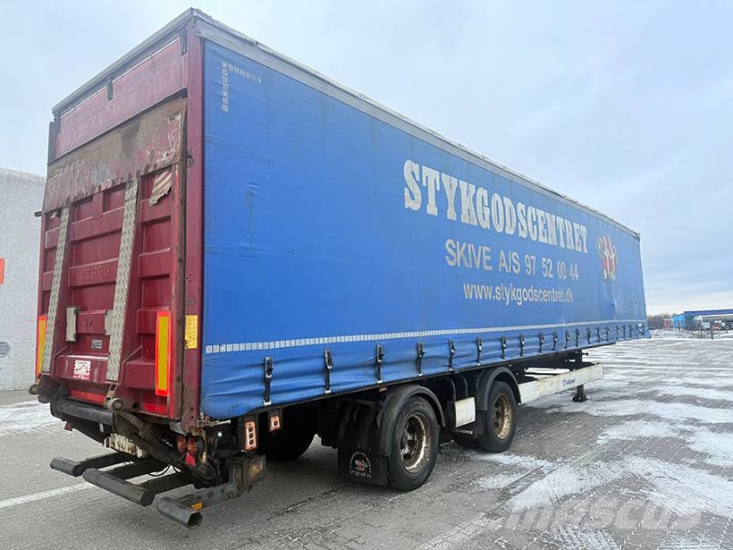 Kronen 2 axle Curtainsider / Planenauflieger Poluprikolice sa ciradom