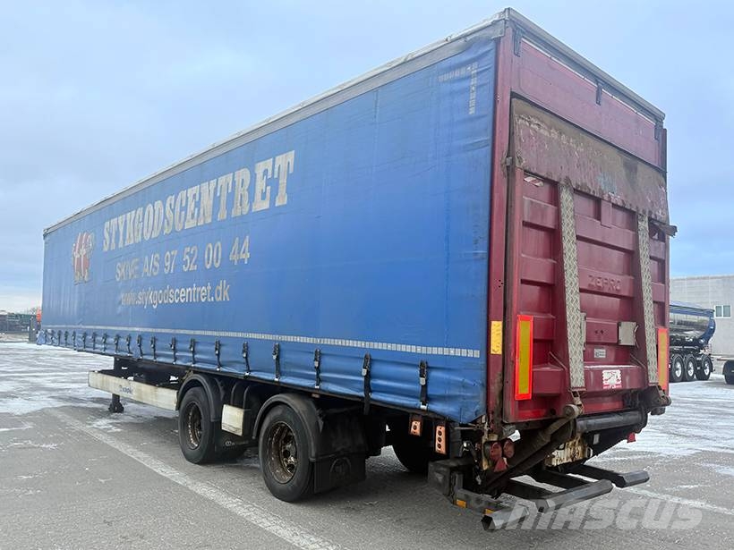 Kronen 2 axle Curtainsider / Planenauflieger Poluprikolice sa ciradom