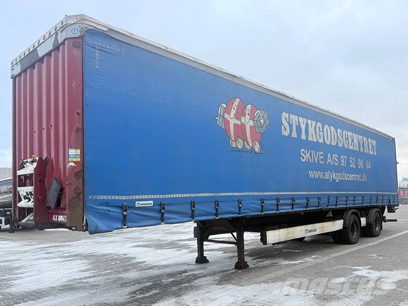 Kronen 2 axle Curtainsider / Planenauflieger Poluprikolice sa ciradom