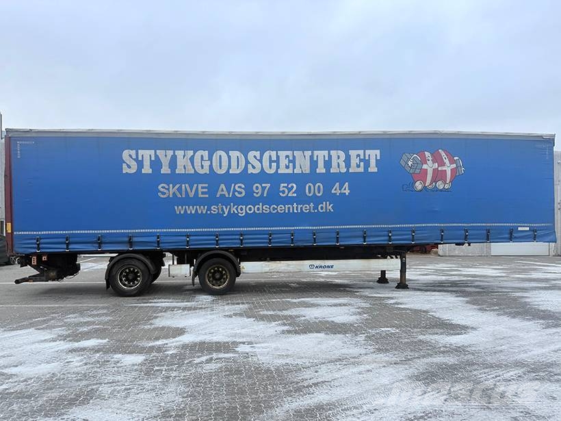 Kronen 2 axle Curtainsider / Planenauflieger Poluprikolice sa ciradom