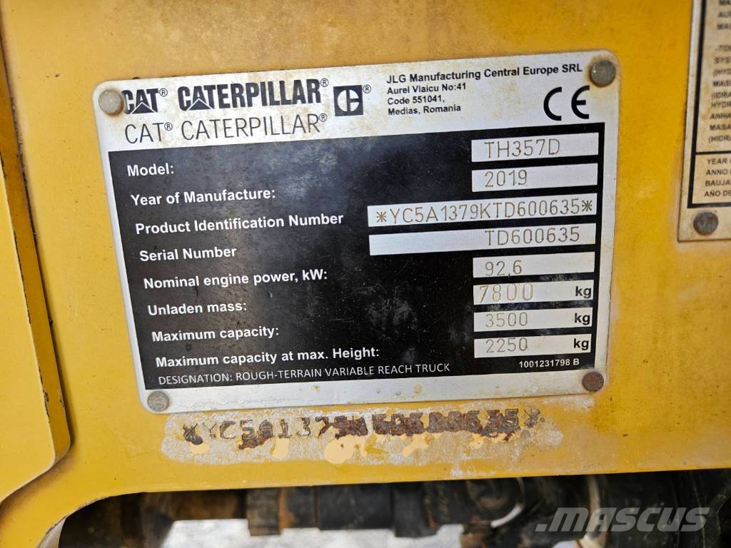 CAT TH 357D Συστήματα τηλεχειρισμού για τη γεωργία