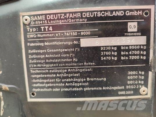 Deutz-Fahr 150 (4.9000001.20) cooler Radiatoriai
