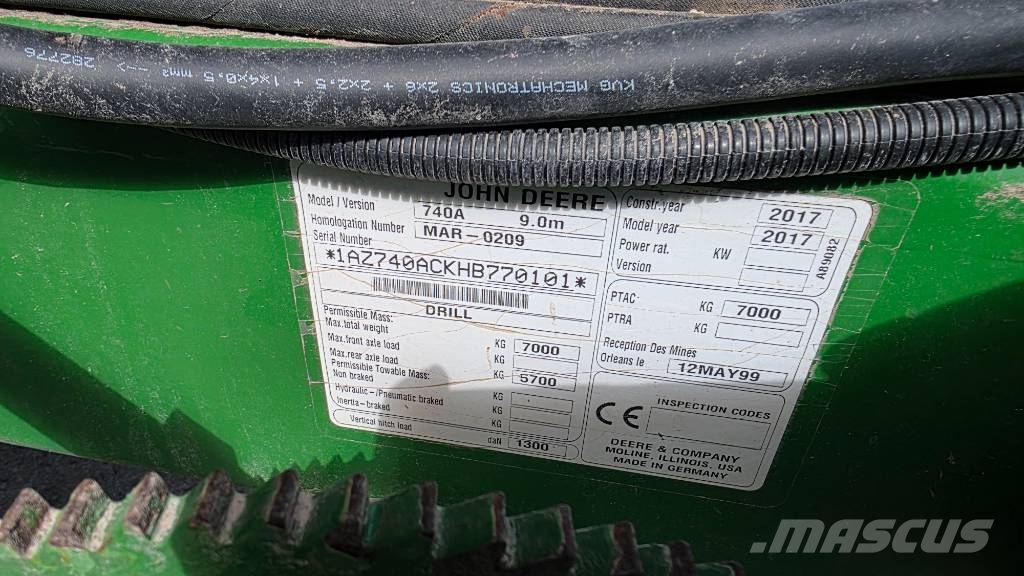 John Deere 740 A Mechanické sejačky
