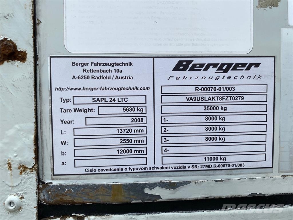 Berger SAPL VIN 279 Polprikolice s ponjavo