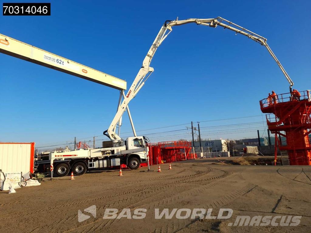 Volvo FMX 380 6X4 Sany SY37 RZ5-150 concrete pump steel Bombas de concreto