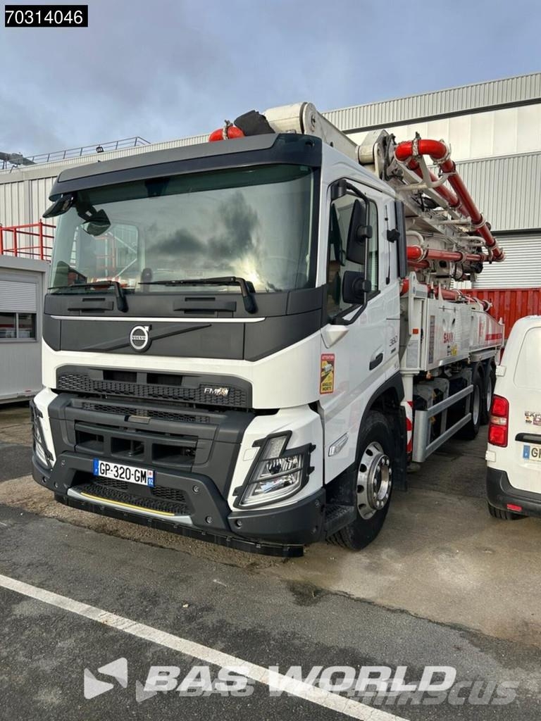 Volvo FMX 380 6X4 Sany SY37 RZ5-150 concrete pump steel Bombas de concreto