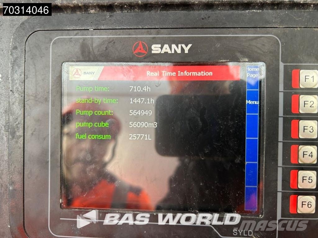 Volvo FMX 380 6X4 Sany SY37 RZ5-150 concrete pump steel Bombas de concreto