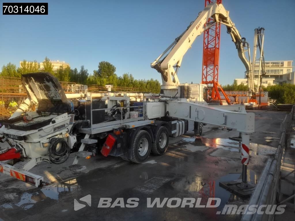 Volvo FMX 380 6X4 Sany SY37 RZ5-150 concrete pump steel Bombas de concreto