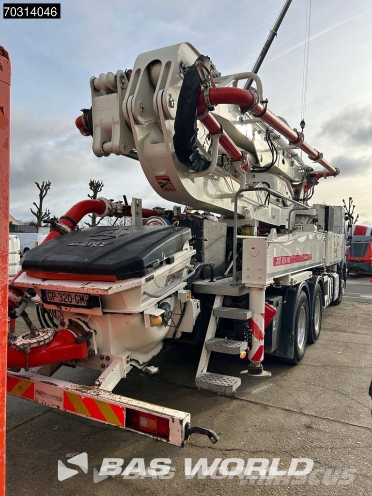 Volvo FMX 380 6X4 Sany SY37 RZ5-150 concrete pump steel Bombas de concreto