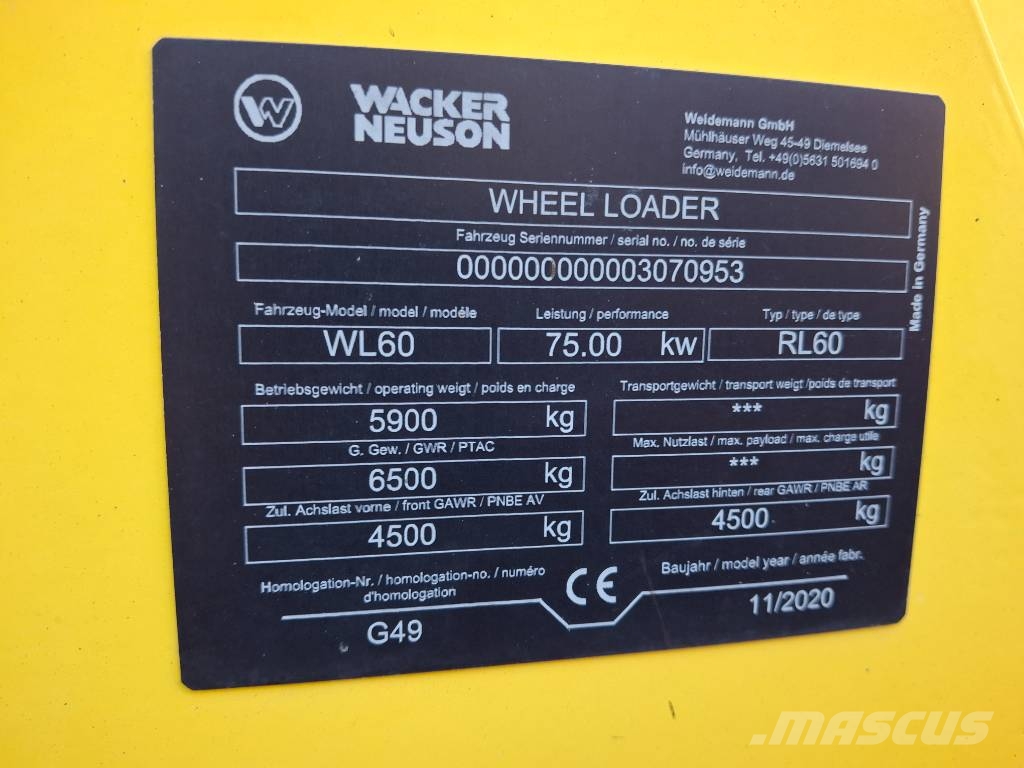 Wacker Neuson WL 60 Radlader
