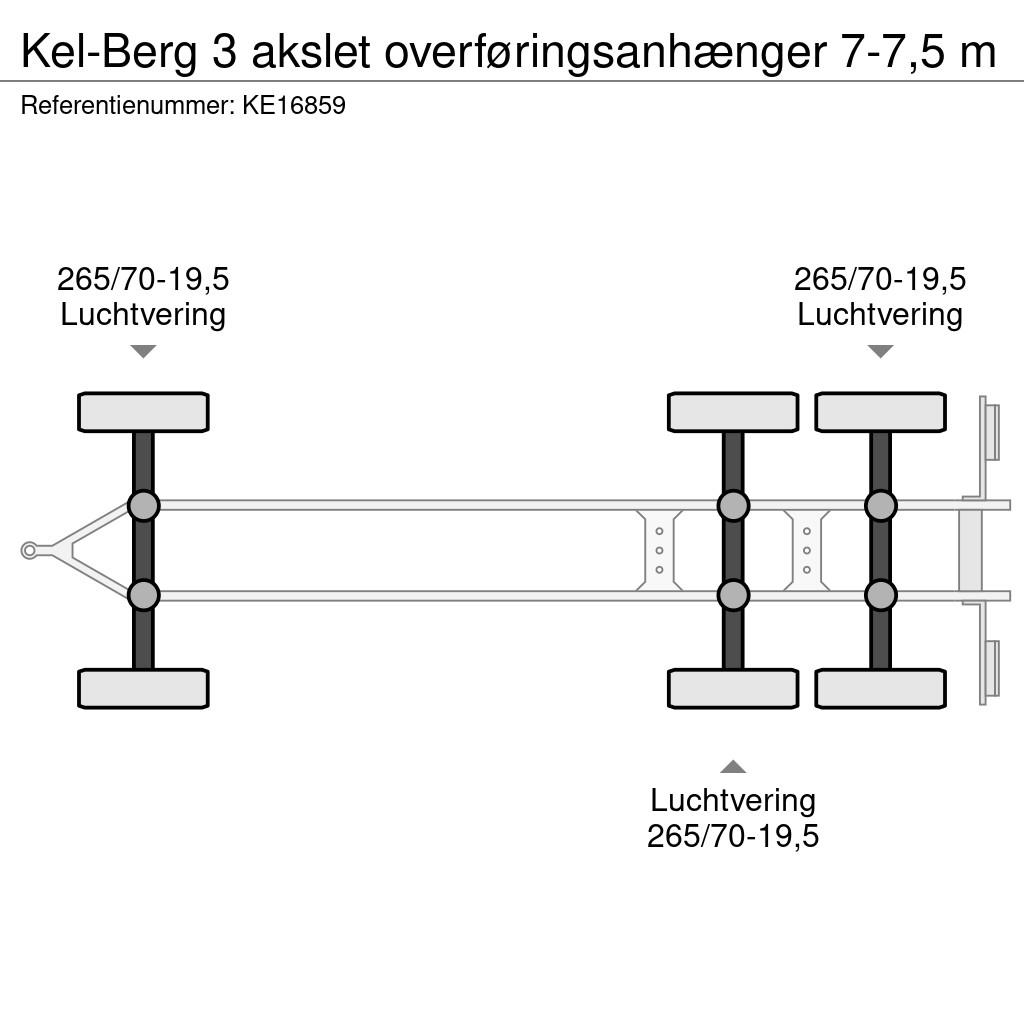 Kel-Berg 3 akslet overføringsanhænger 7-7,5 m Інші причепи
