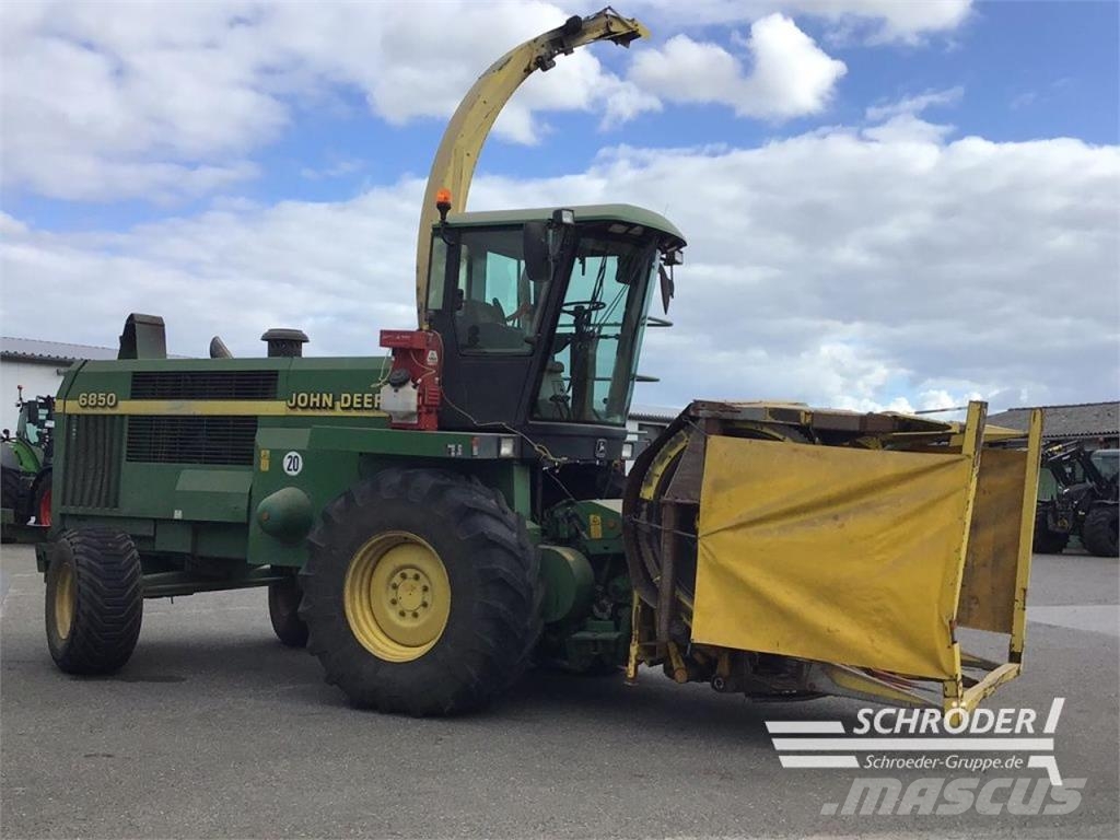 John Deere 6850 + CHAMPION 4500 + PICKUP Ajosilppurit