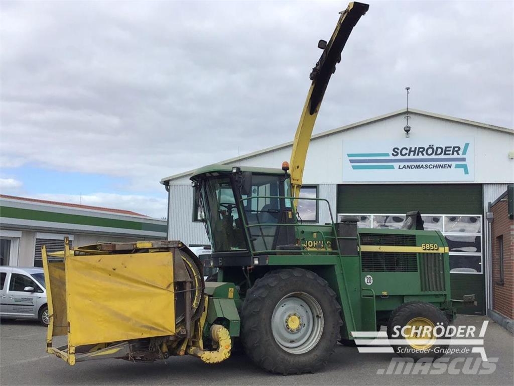 John Deere 6850 + CHAMPION 4500 + PICKUP Ajosilppurit