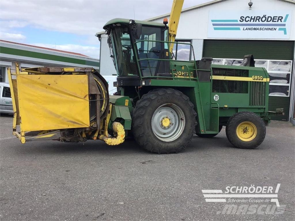 John Deere 6850 + CHAMPION 4500 + PICKUP Ajosilppurit