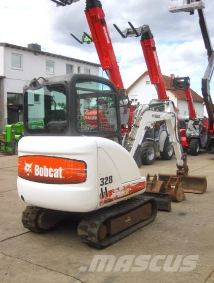 Bobcat 328 G * 3x Löffel * Minigraafmachines < 7t