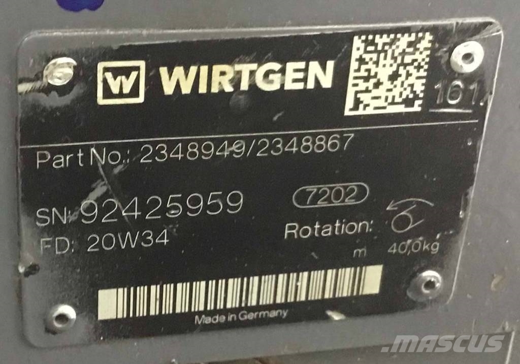 Wirtgen A4VG56 Hidráulica