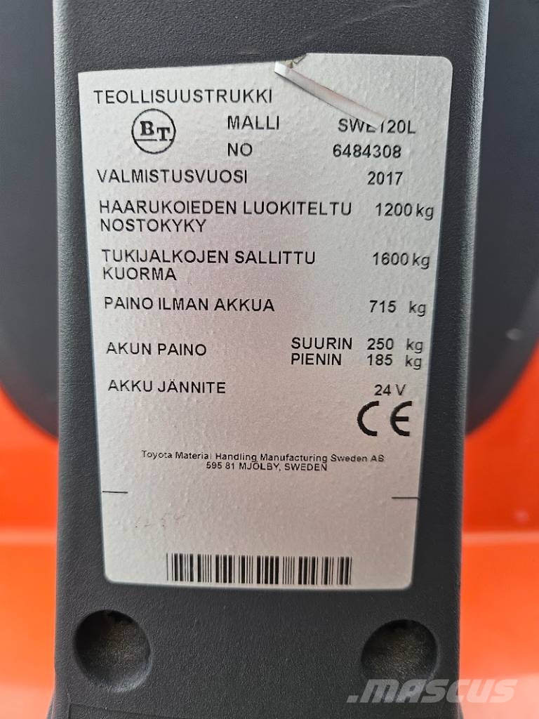 Toyota SWE 120L Pinkkari Deichselstapler