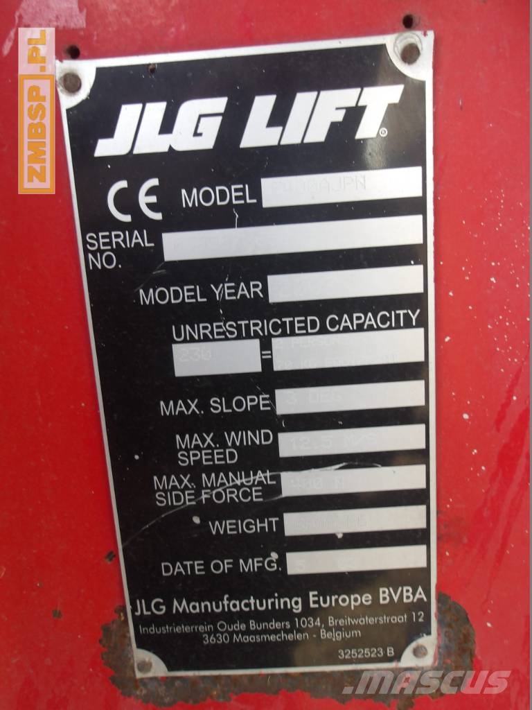 JLG E 400 AJPN Elevadores braços articulados