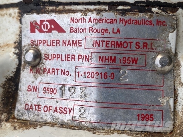 Rexroth NORTH AMERICAN NHM195W GEARS Коробка передач