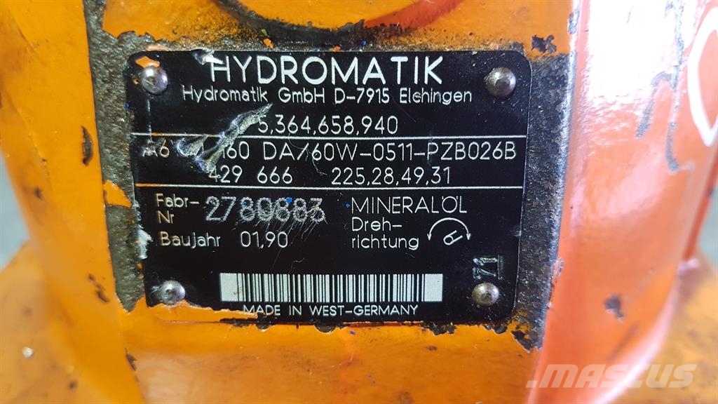 Hydromatik A6VM160DA/60W - Zettelmeyer ZL12 - Drive motor 液压