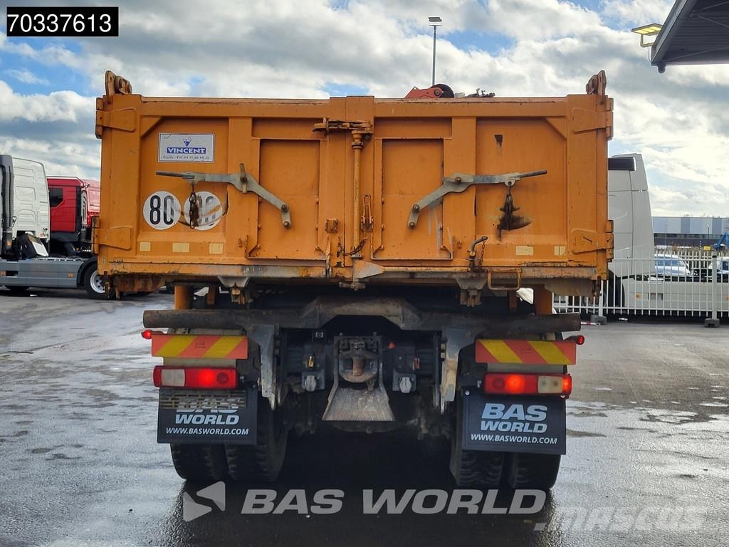 Renault C 460 6X4 Palfinger PK12002 EH Crane 7m3 3-way tip Tippbil