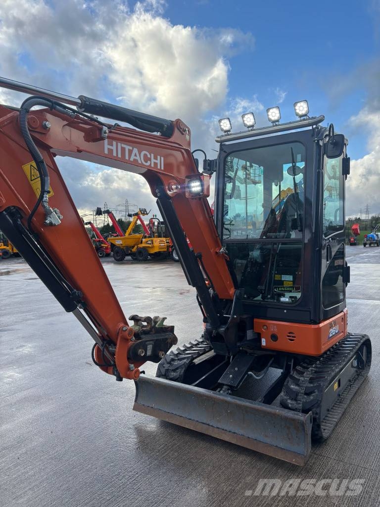 Hitachi ZX 26 U-6 CLR حفارات صغيرة أقل من 7 طن (حفارات صغيرة)
