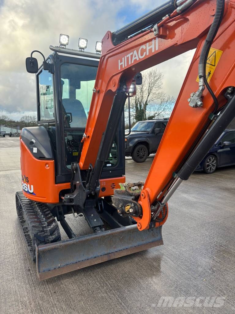 Hitachi ZX 26 U-6 CLR حفارات صغيرة أقل من 7 طن (حفارات صغيرة)