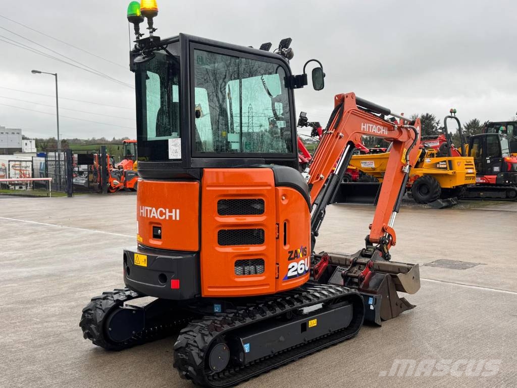 Hitachi ZX 26 U-6 CLR حفارات صغيرة أقل من 7 طن (حفارات صغيرة)