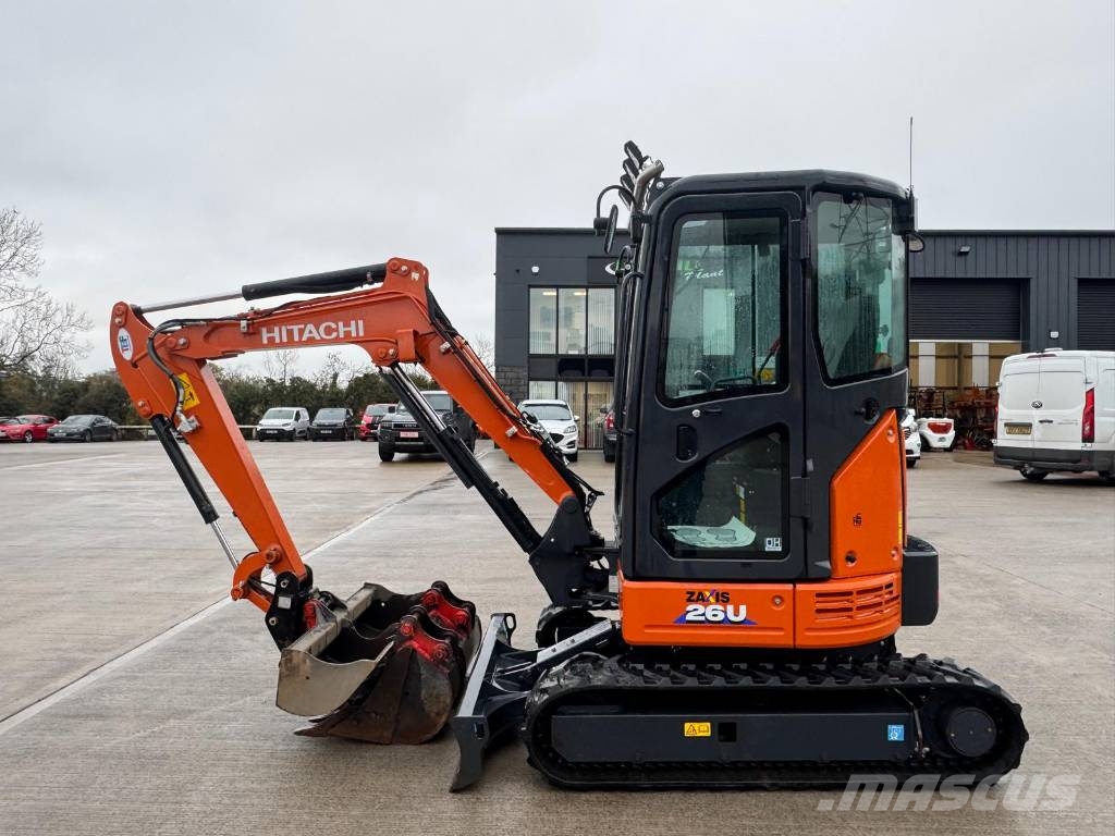 Hitachi ZX 26 U-6 CLR حفارات صغيرة أقل من 7 طن (حفارات صغيرة)