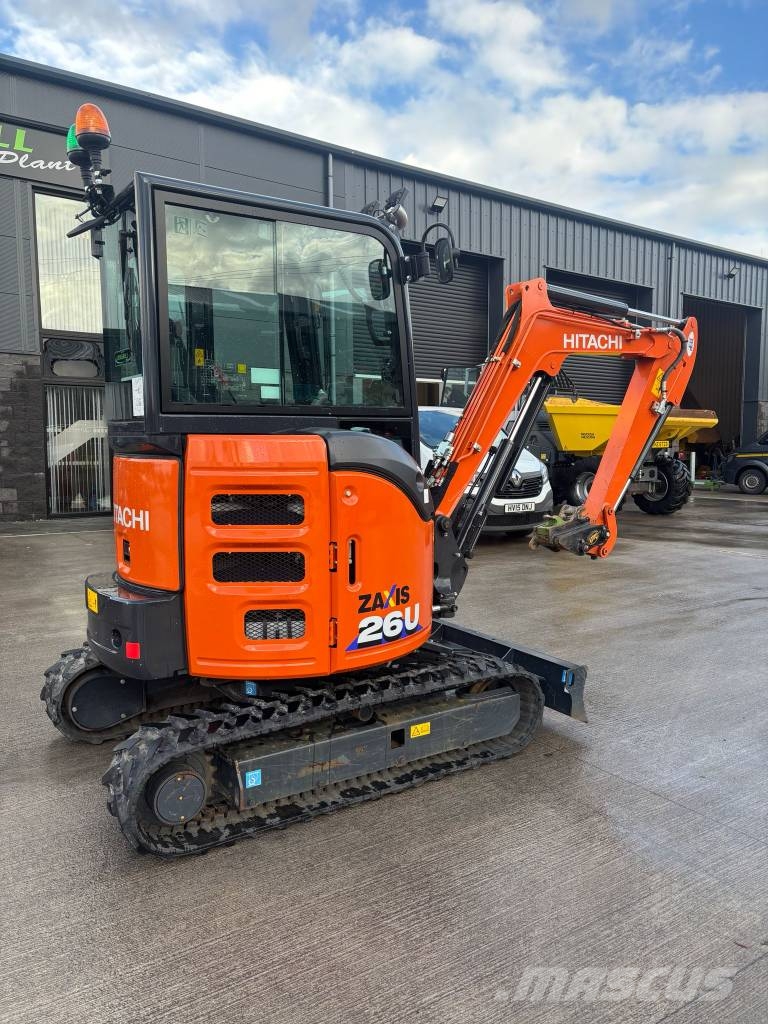 Hitachi ZX 26 U-6 CLR حفارات صغيرة أقل من 7 طن (حفارات صغيرة)