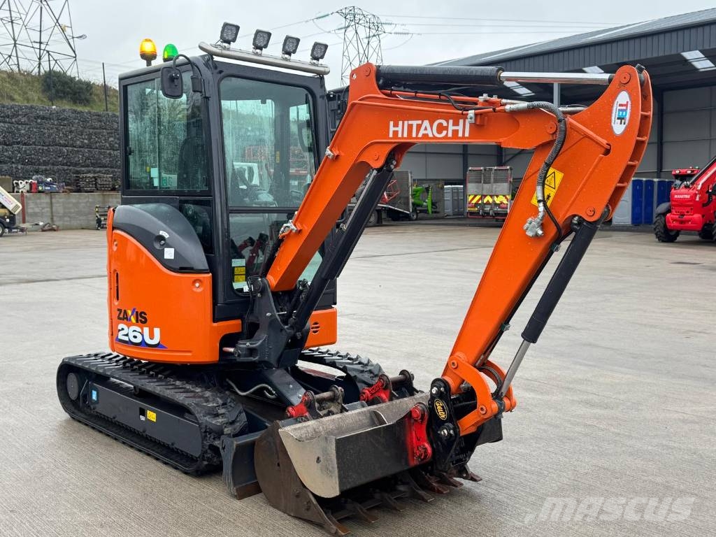 Hitachi ZX 26 U-6 CLR حفارات صغيرة أقل من 7 طن (حفارات صغيرة)