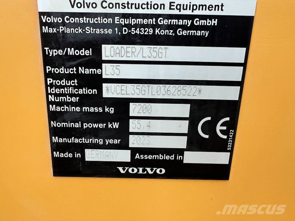 Volvo L35GT 轮式装载机