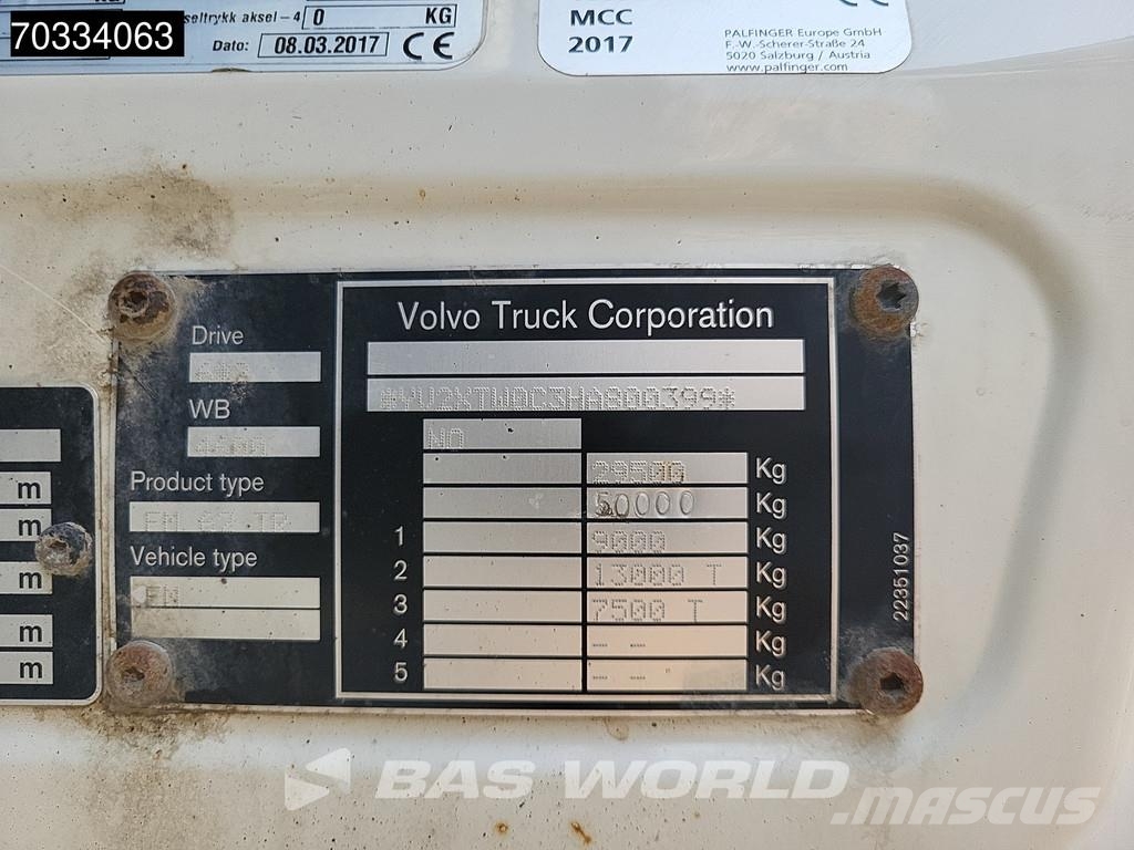 Volvo FM 420 6X2 PK 27001 EH 7 Extensions Full Air Lift+ Flatbed / Dropside trucks