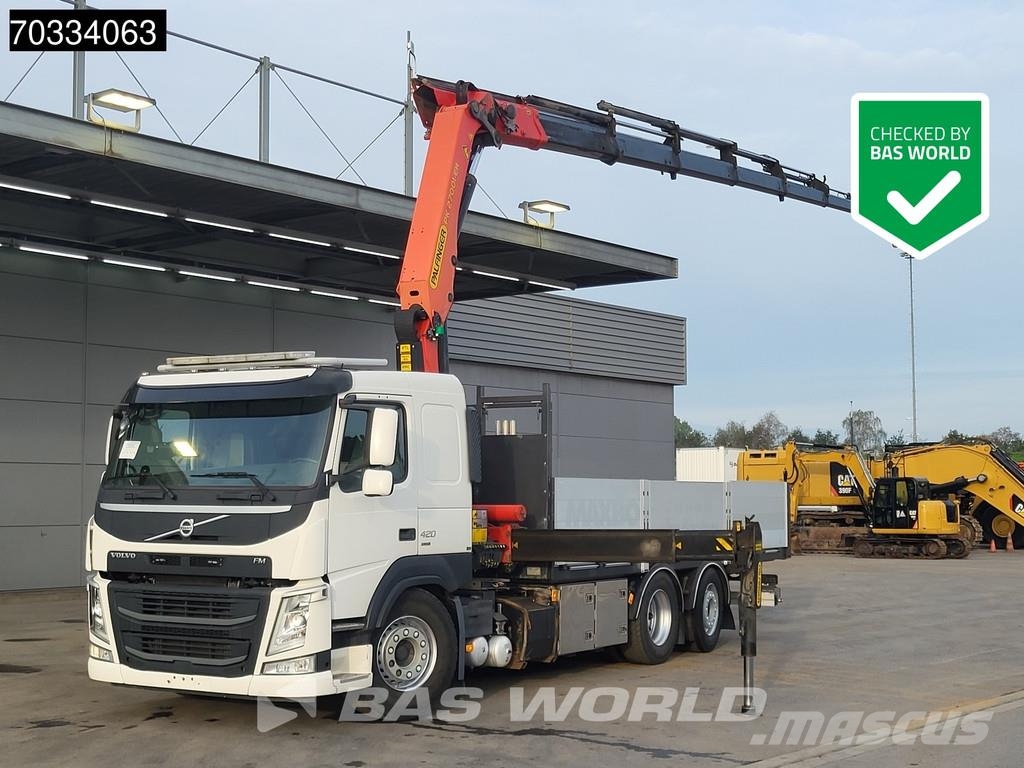 Volvo FM 420 6X2 PK 27001 EH 7 Extensions Full Air Lift+ Platte bakwagens