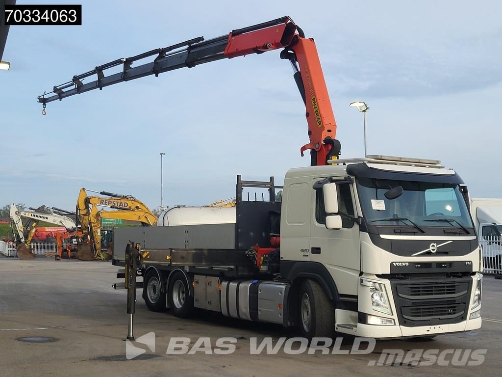 Volvo FM 420 6X2 PK 27001 EH 7 Extensions Full Air Lift+ Platte bakwagens