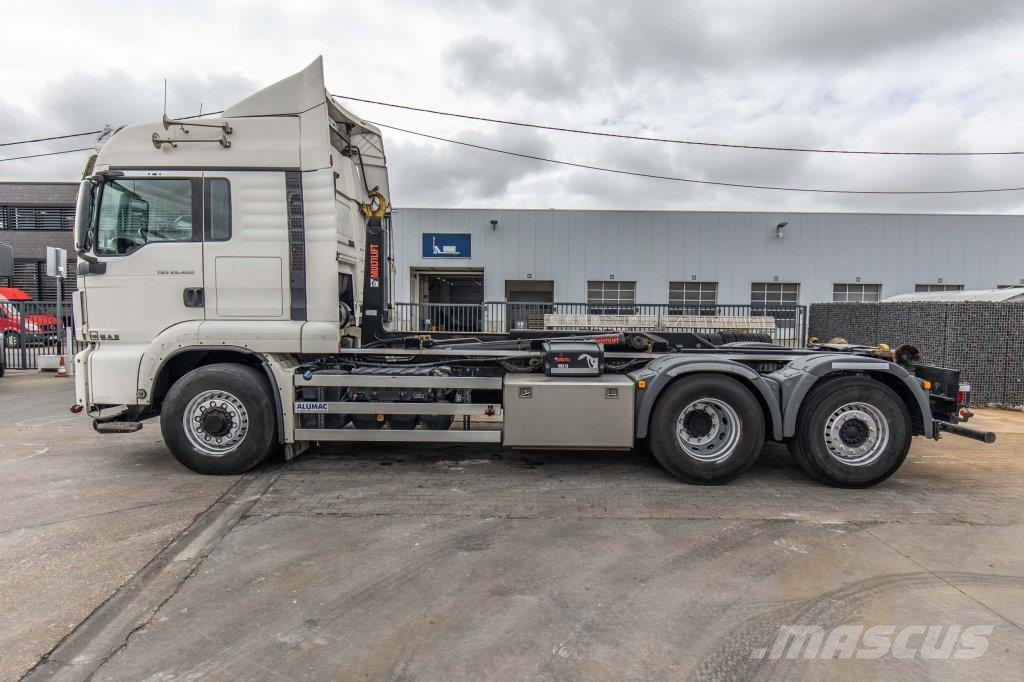 MAN TGS 26.460 BL-6x4H Vrachtwagen met containersysteem
