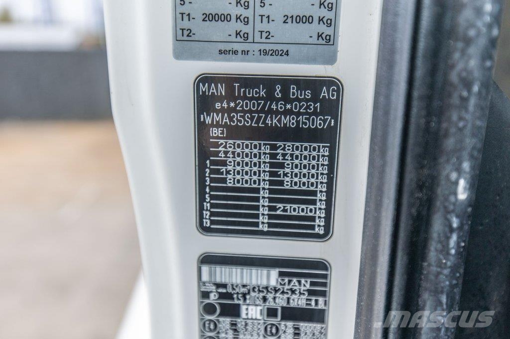 MAN TGS 26.460 BL-6x4H Camiones elevadores de gancho