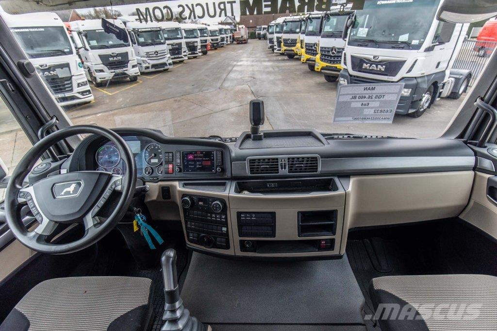 MAN TGS 26.460 BL-6x4H Camiones elevadores de gancho