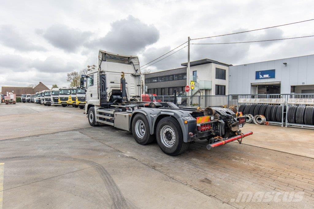 MAN TGS 26.460 BL-6x4H Vrachtwagen met containersysteem