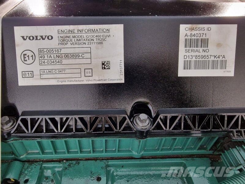 Volvo G13C460 EUVI Mootorid