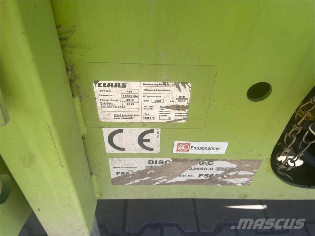 CLAAS Disco 8400 C Contour Žací stroj-kondicionér