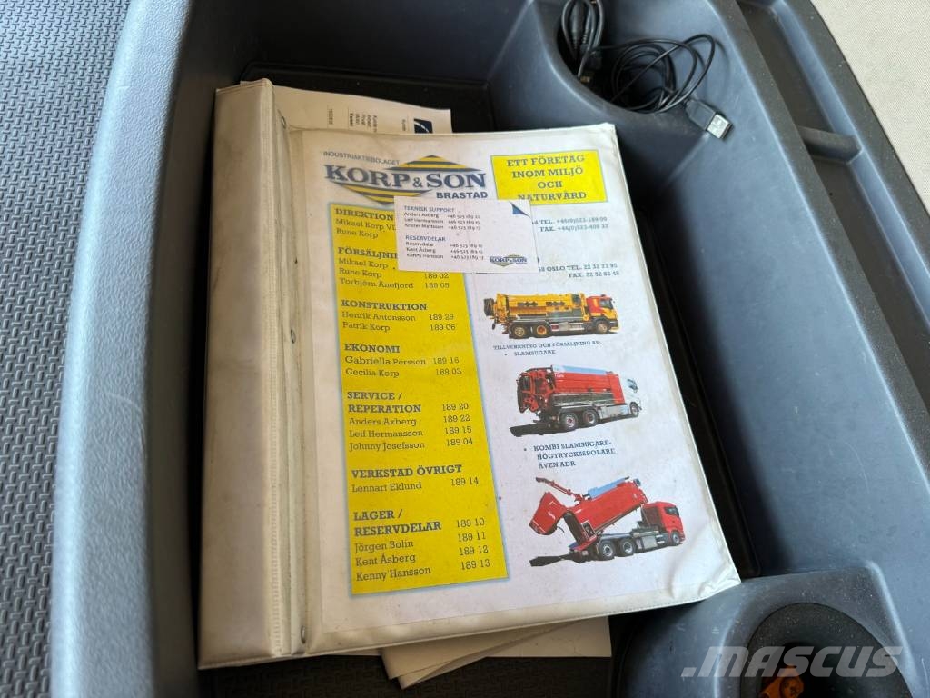 Scania P360 6x2*4 12.500 l. Korp & Son Camiones aspiradores/combi