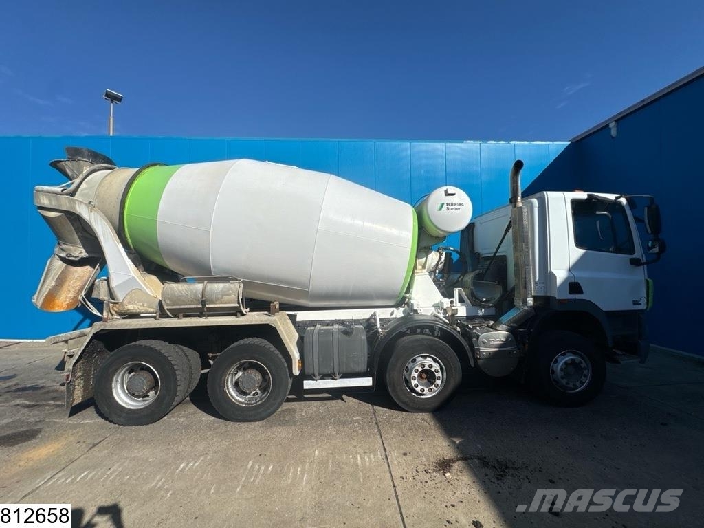 DAF CF 85 360 8x4, AURO 4, Stetter 9m3, Steel suspensi Avtomešalci za beton