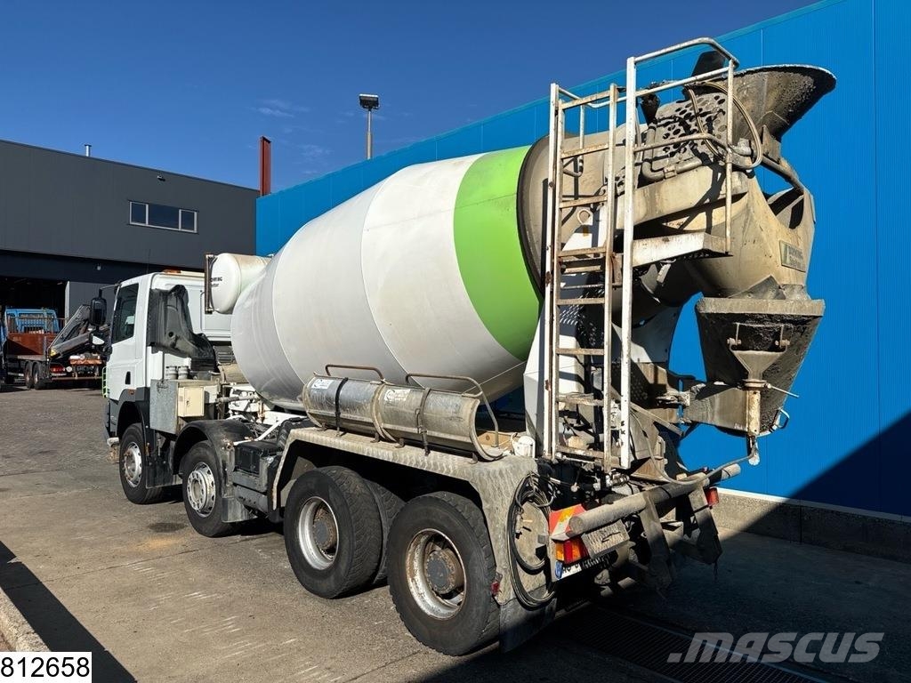 DAF CF 85 360 8x4, AURO 4, Stetter 9m3, Steel suspensi Avtomešalci za beton